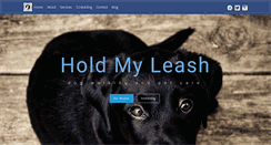 Desktop Screenshot of holdmyleash.com